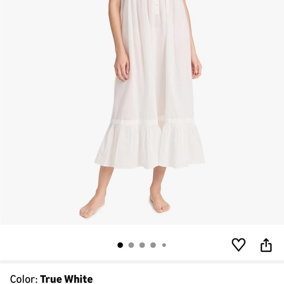 The Great THE EYELET RUFFLE TANK NIGHT DRESS - Picture 8 of 8